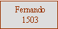 Cuadro de texto: Fernando 1503 